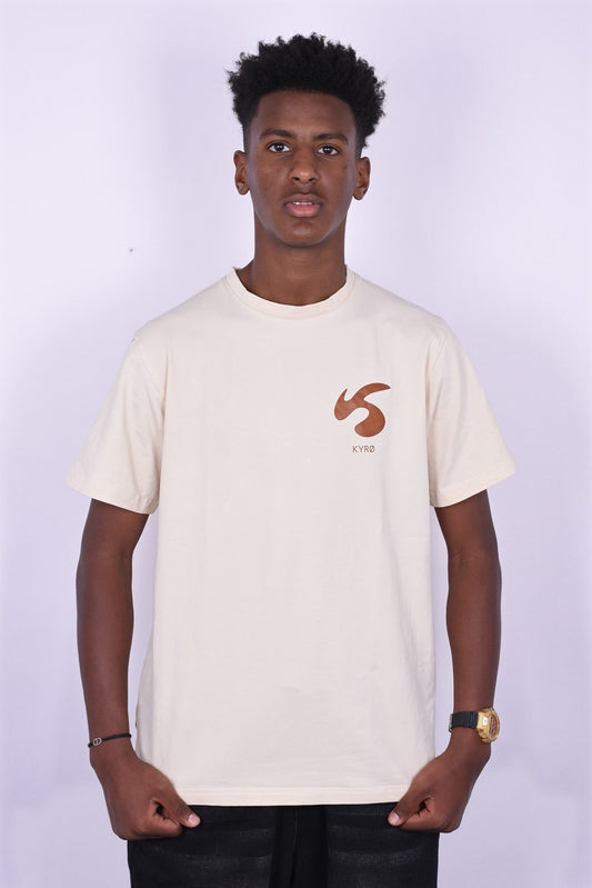 KYRØ Signature Logo Tee – Cream